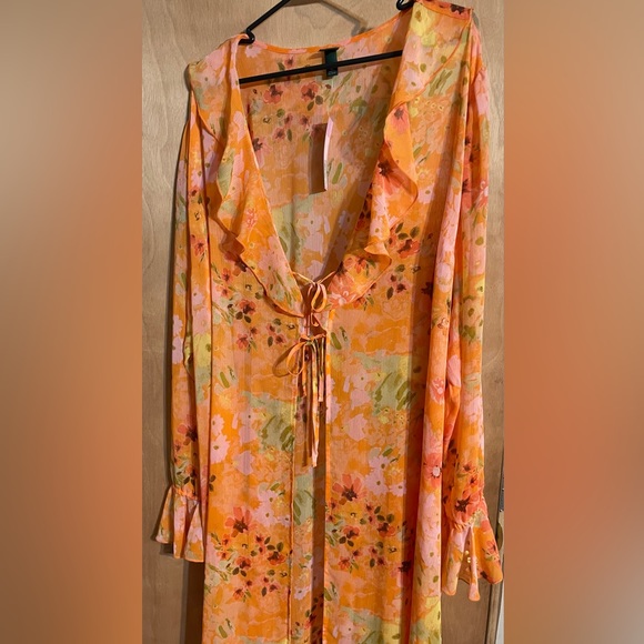 Wild fable ruffle duster jacket - Picture 3 of 7